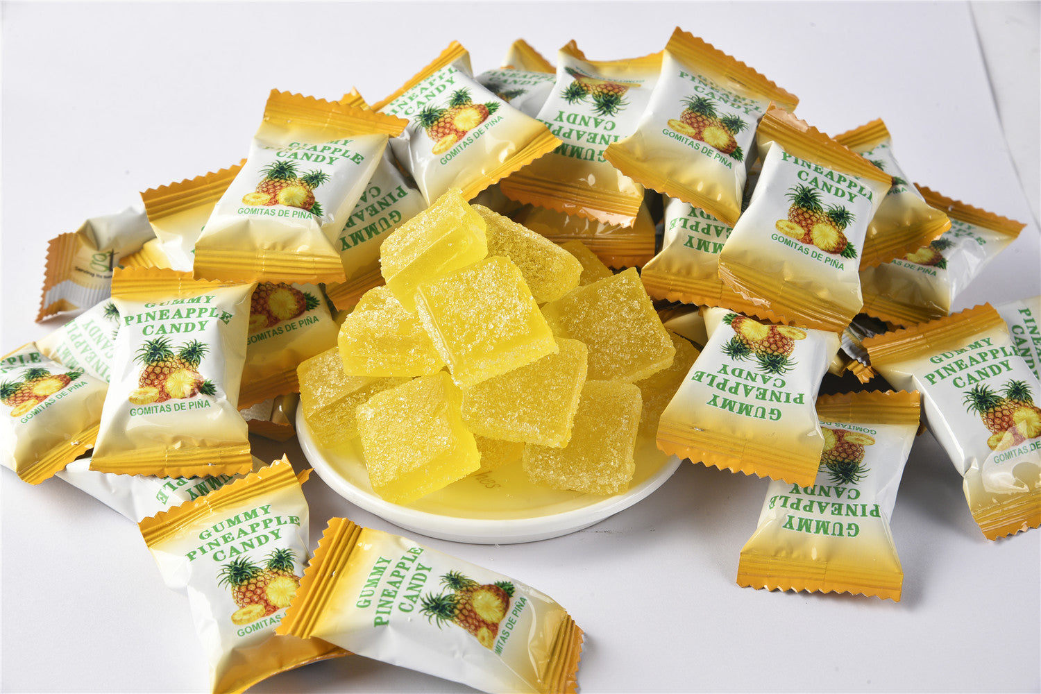 Gummy Pineapple Candy - GT - GoTo Tea by New Midori Trading Inc.