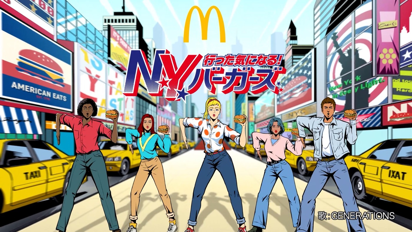 GENERATIONS数原龍友＆片寄涼太、マクドナルド新TVCMで「Y.M.C.A.」の