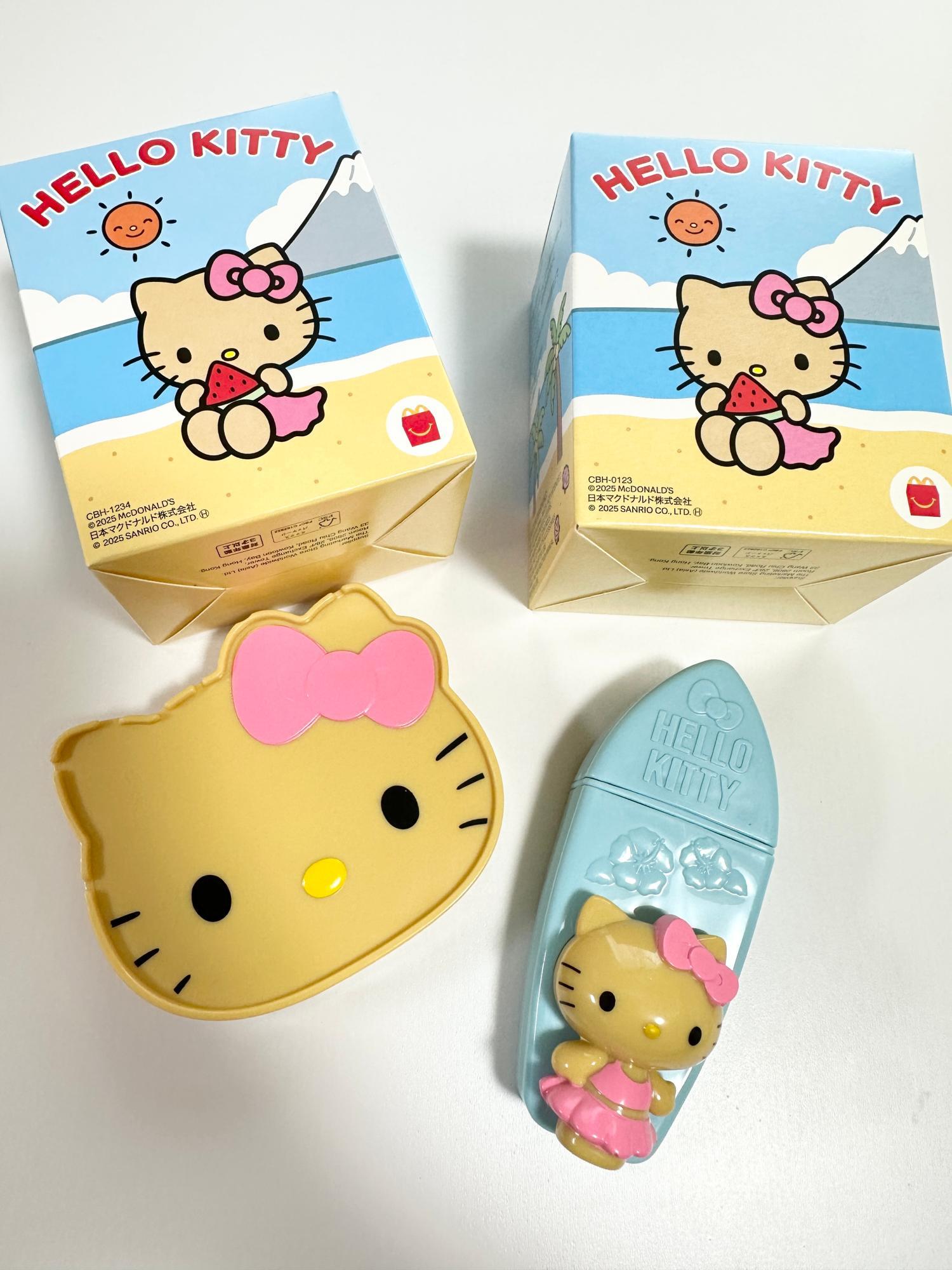 ハローキティ×マクドナルド】本日新発売！人気爆発の日焼けキティ