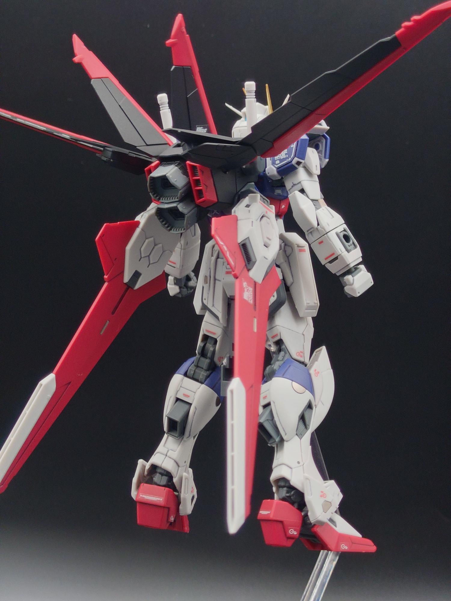 RG フォースインパルスガンダム SpecⅡ】ガンプラレビュー！スミ入れと