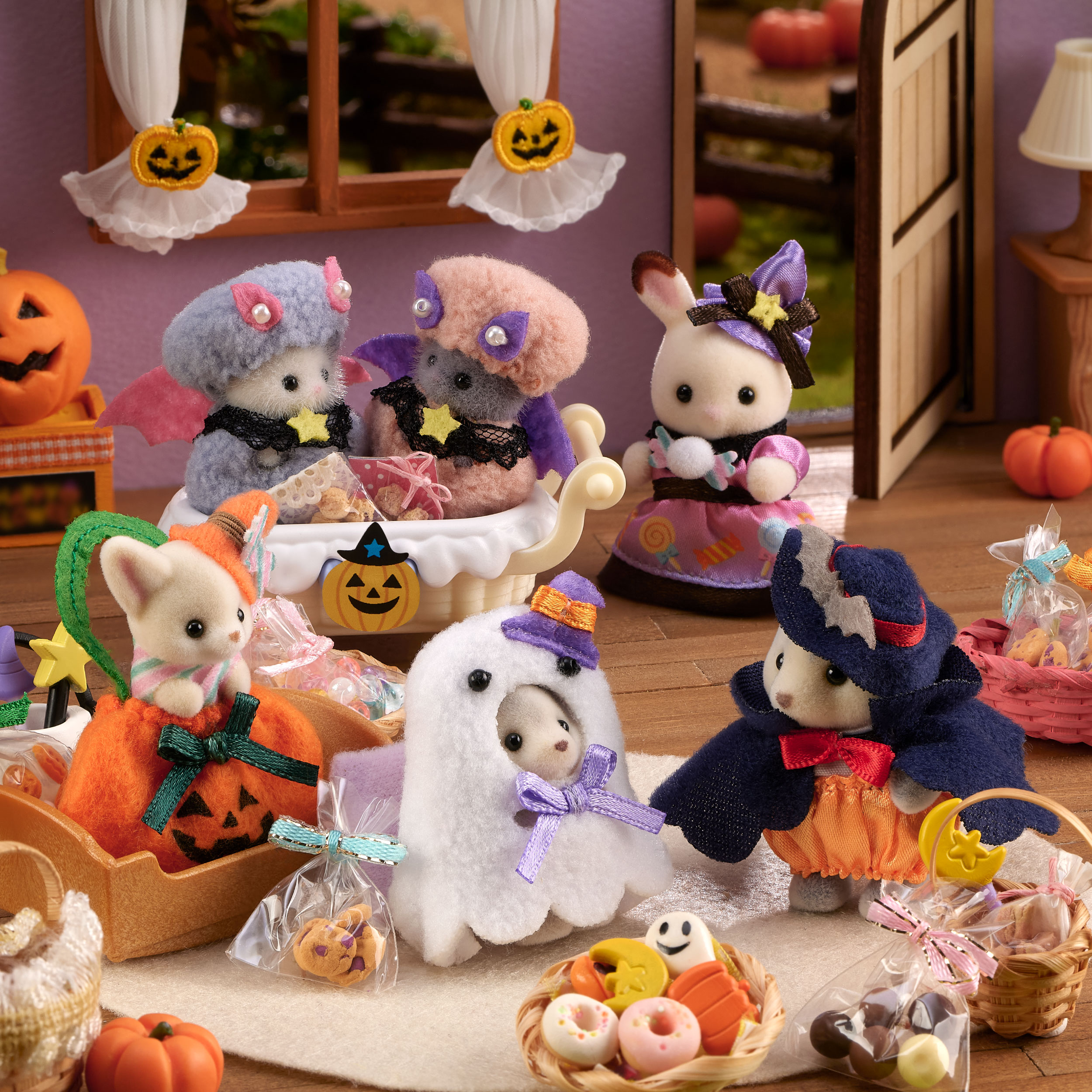 シルバニア、ハロウィンコスチュームに身を包んだ赤ちゃんセットが登場