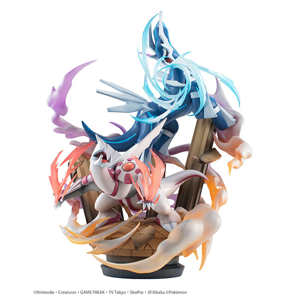 ポケットモンスター』より、伝説のポケモン「ディアルガ」と「パルキア