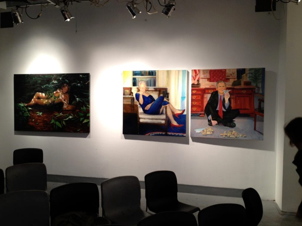 The Artist Who Painted Jeffrey Epstein's Portrait of Bill Clinton