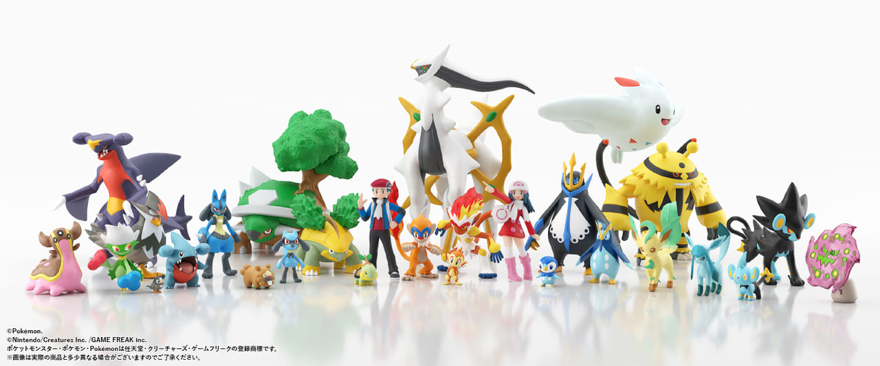 食玩フィギュア『ポケモンスケールワールド シンオウ地方2』が発売決定