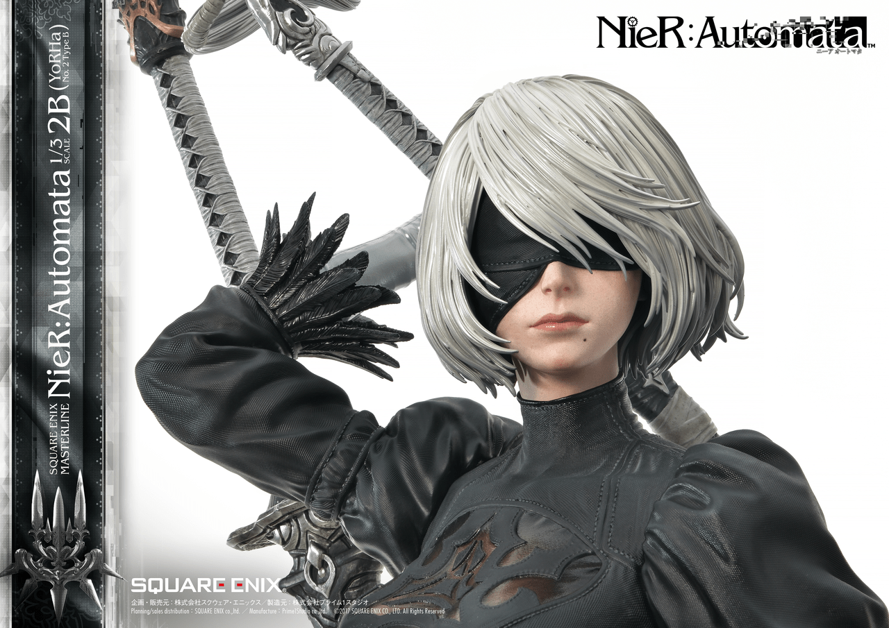 ニーア オートマタ』の2Bを緻密に再現した1/3スケールフィギュアの予約