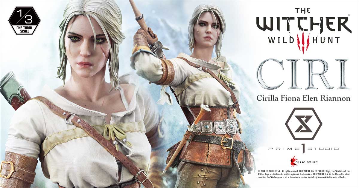 ウィッチャー3 ワイルドハント』「シリ」の1/3スケールスタチューが発表