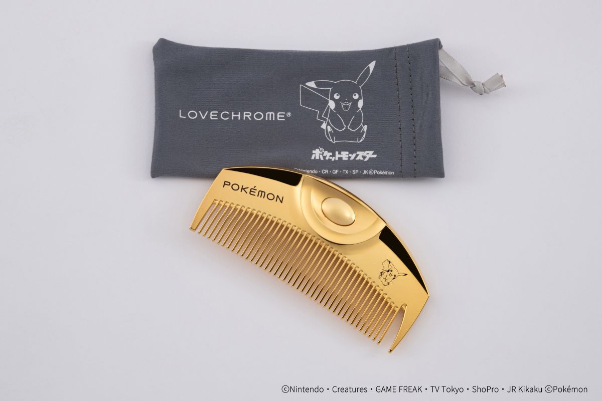ポケモン』純金で覆われた高級ヘアコーム（クシ）が登場。セレブ感