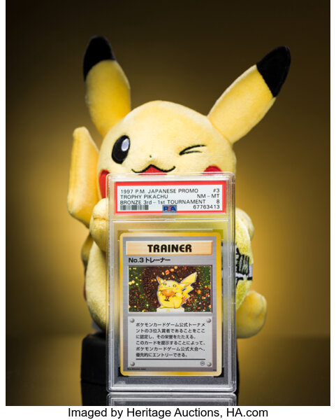 ピカチュウのポケモンカードが海外オークションにて約30万ドル（約4000