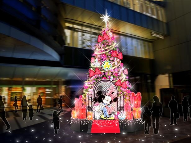 ヒカリエのクリスマスプロモーションに「ミニーマウス」登場！約7