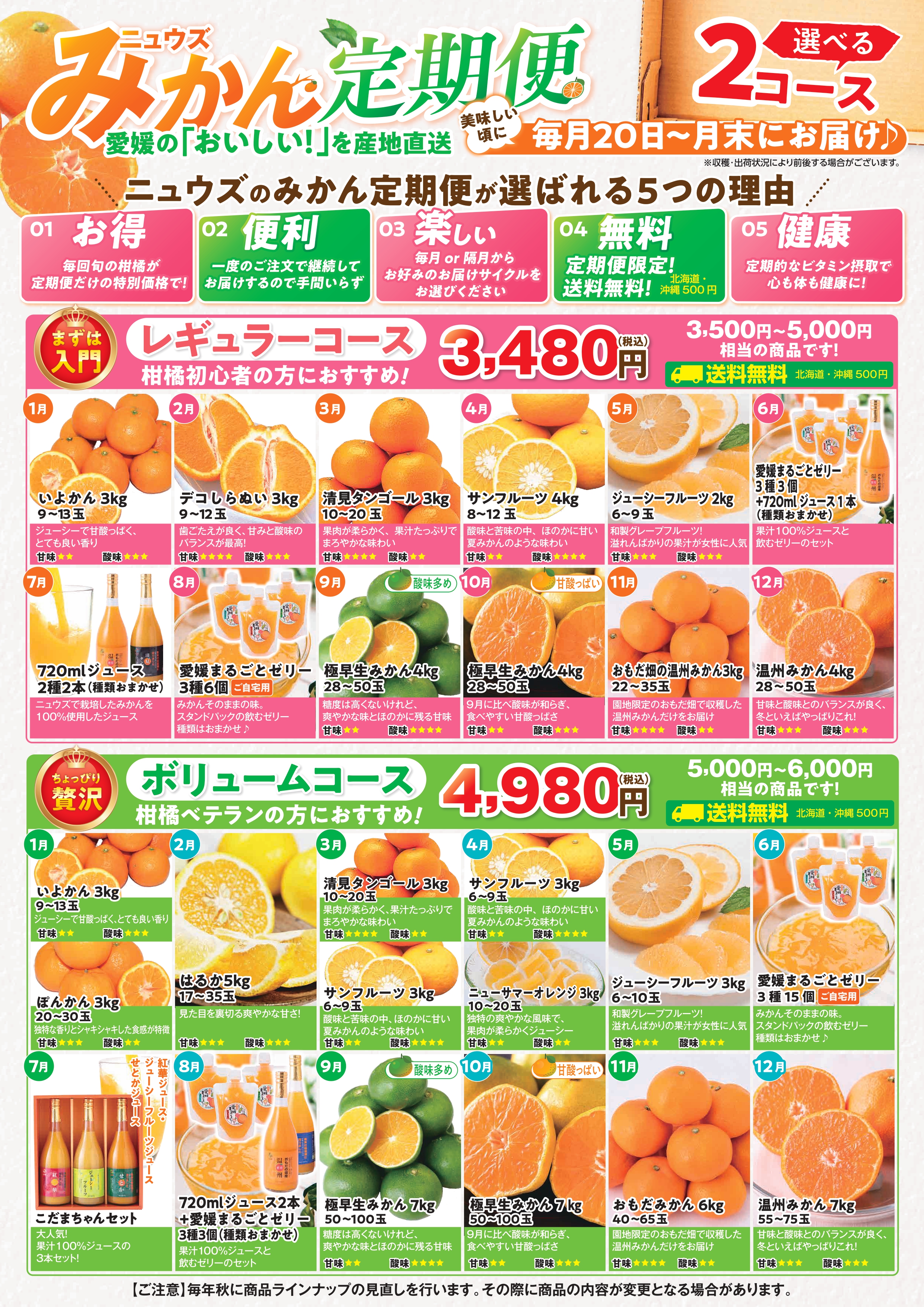 みかん定期便