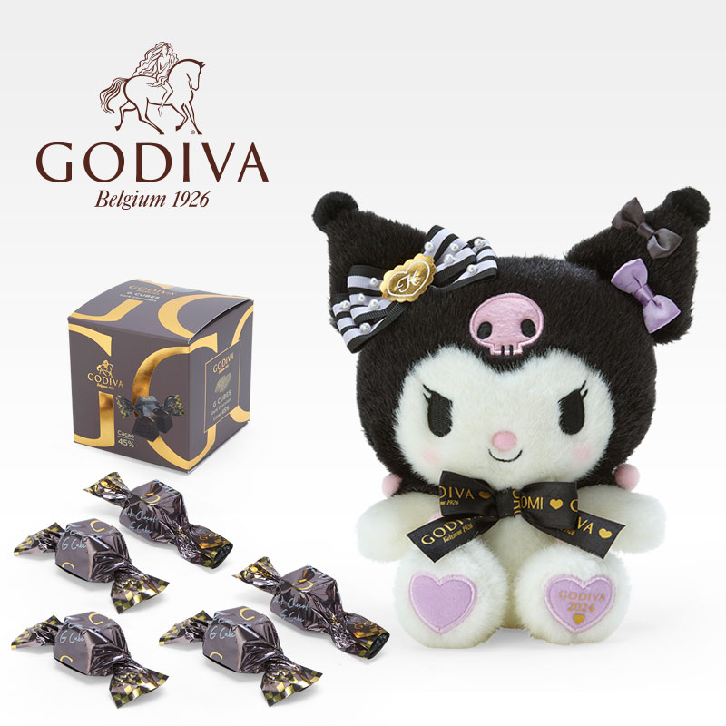 今年はクロミが仲間入り「サンリオ×ゴディバ」1月11日よりぬいぐるみ