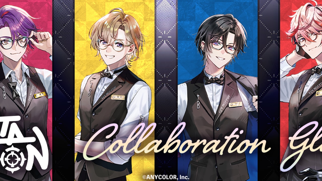 にじさんじ×執事眼鏡eyemirror」コラボ眼鏡が発売決定！VOLTACTION4名