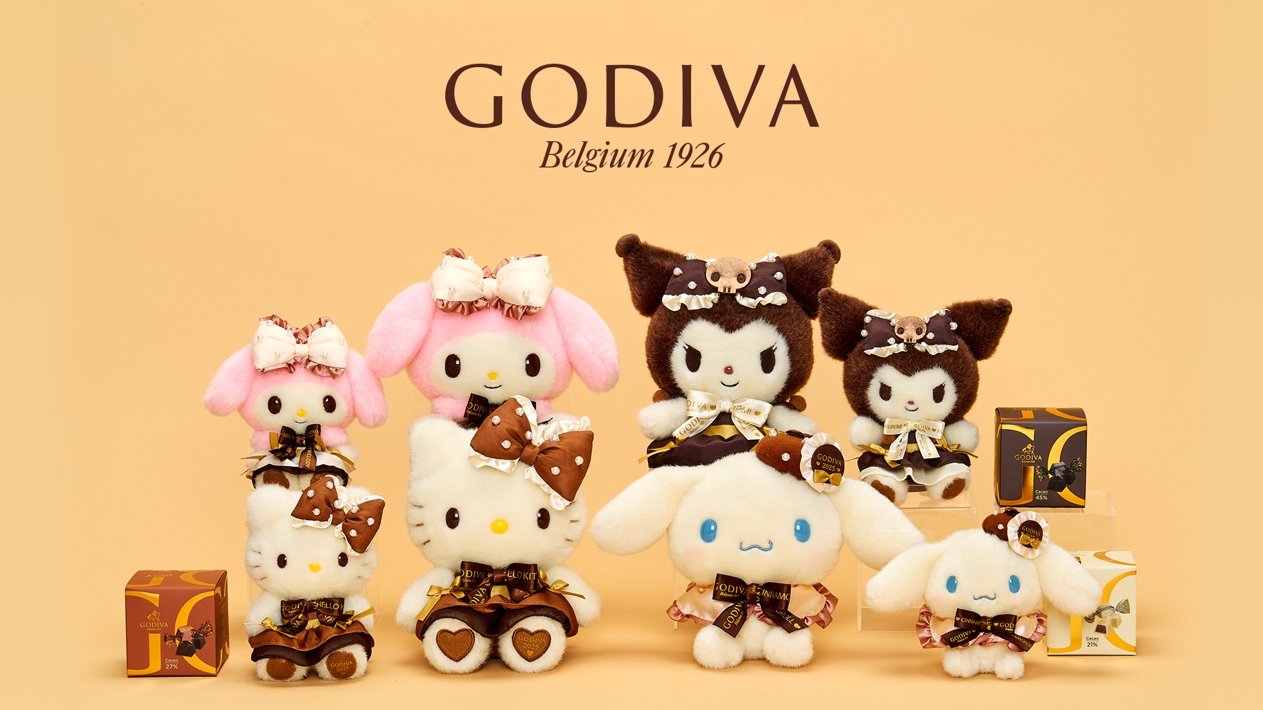 ゴディバ×サンリオ」ふわとろ可愛い最強コラボが2025年も降臨！キティ