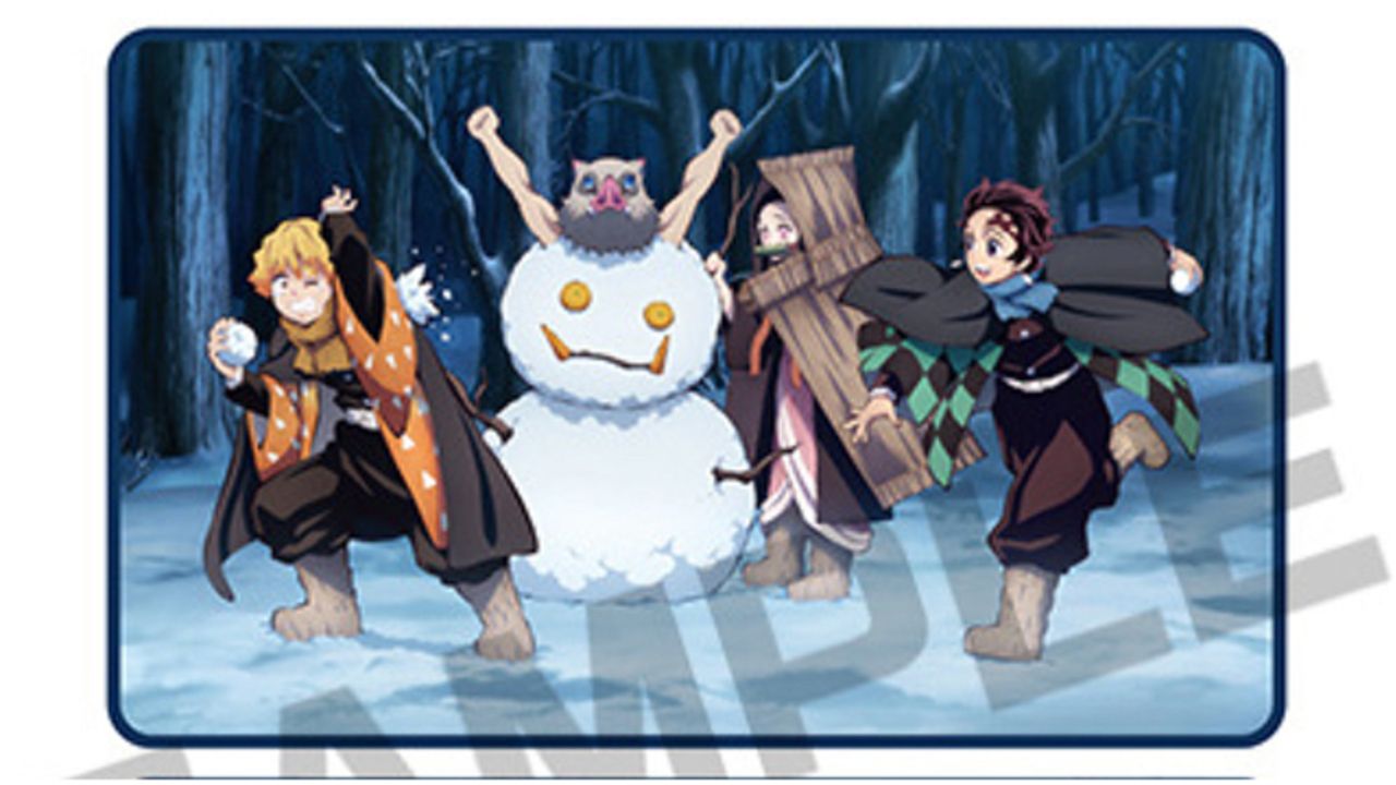 鬼滅の刃』雪遊びを楽しむ竈門兄妹・善逸・伊之助のグッズが登場