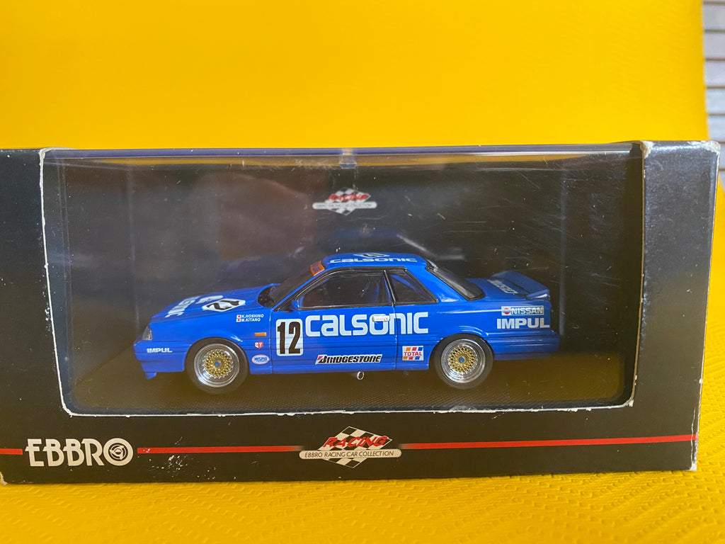 EBBRO 1/43 Nissan Skyline Calsonic R31 GTS-R Group A 1988