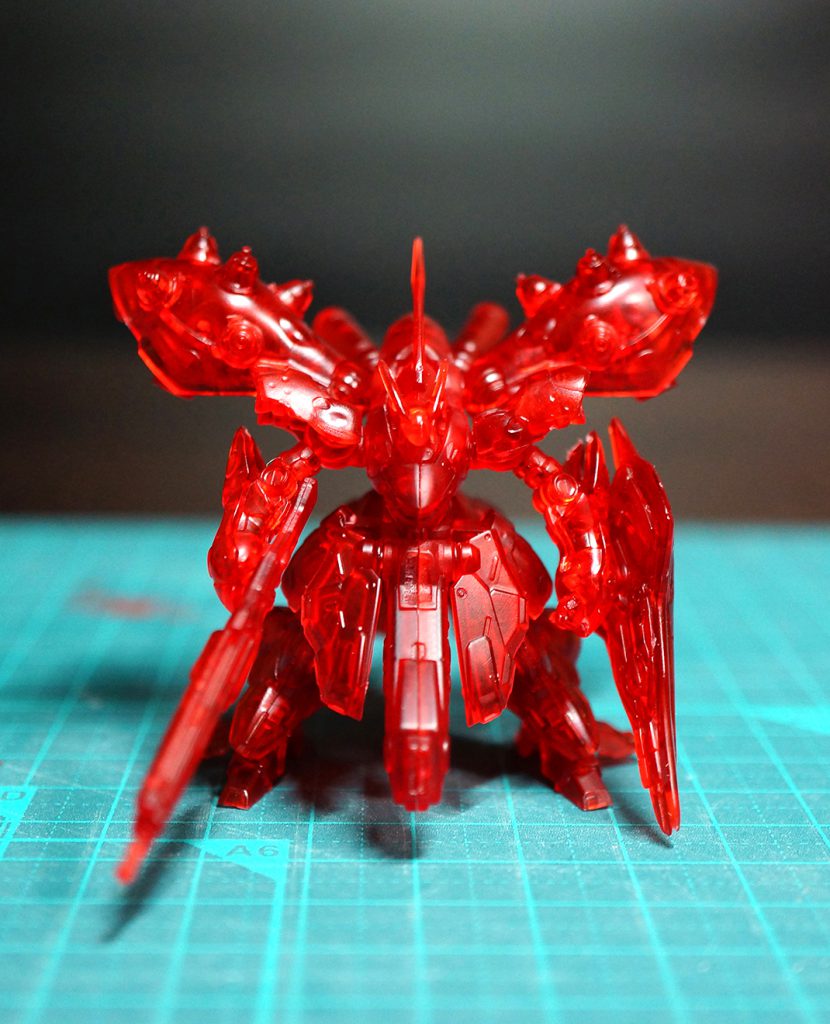 ガンダム アーティファクト 第一弾 ナイチンゲール 全塗装 クリア