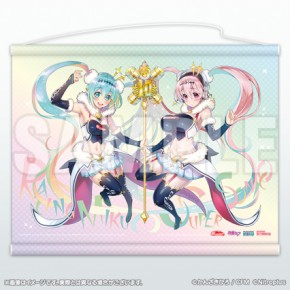 レーシングミク 2018ver.＆すーぱーそに子 コラボB2タペストリー