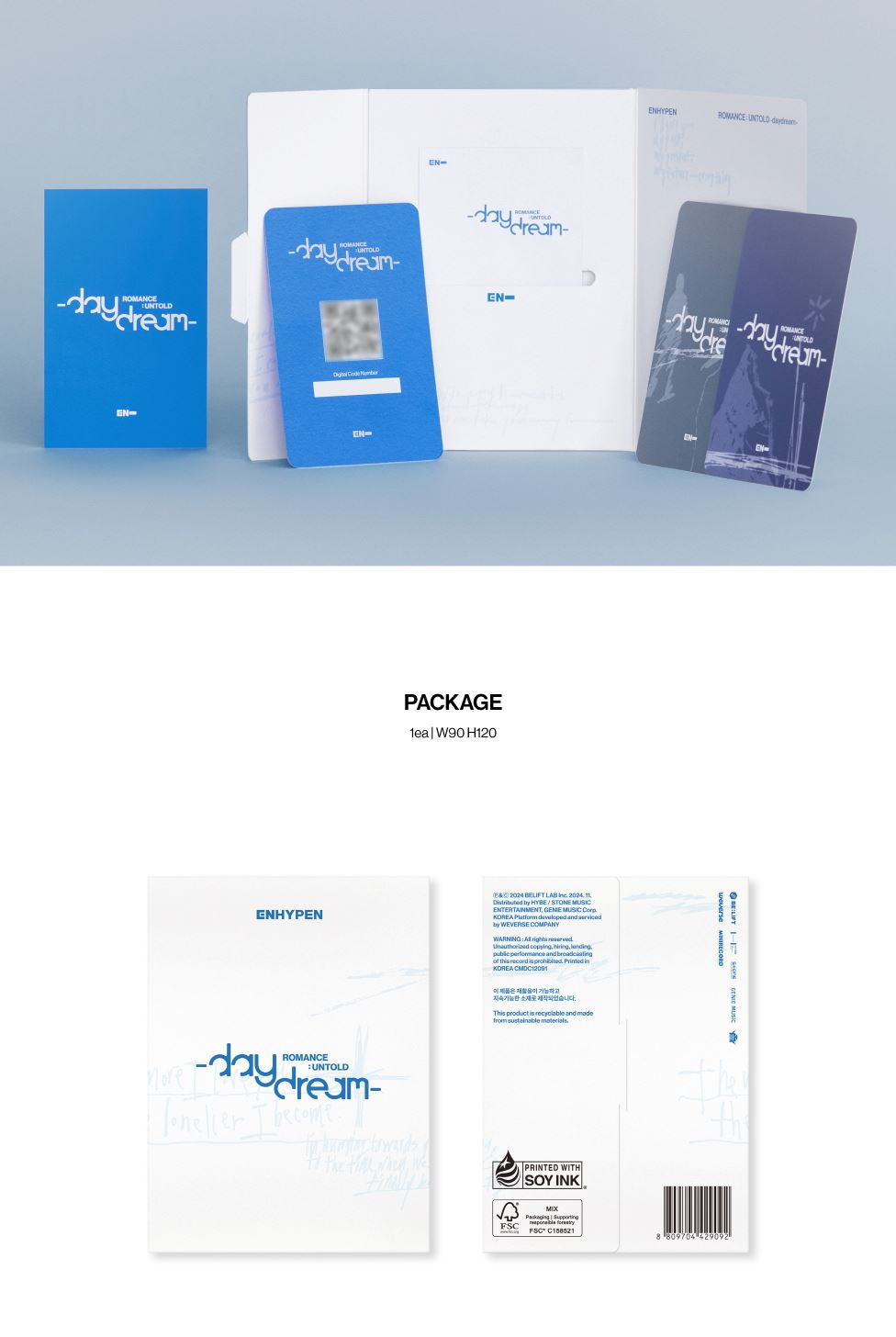 ENHYPEN - ROMANCE : UNTOLD - DAYDREAM (WEVERSE ALBUMS VER.)