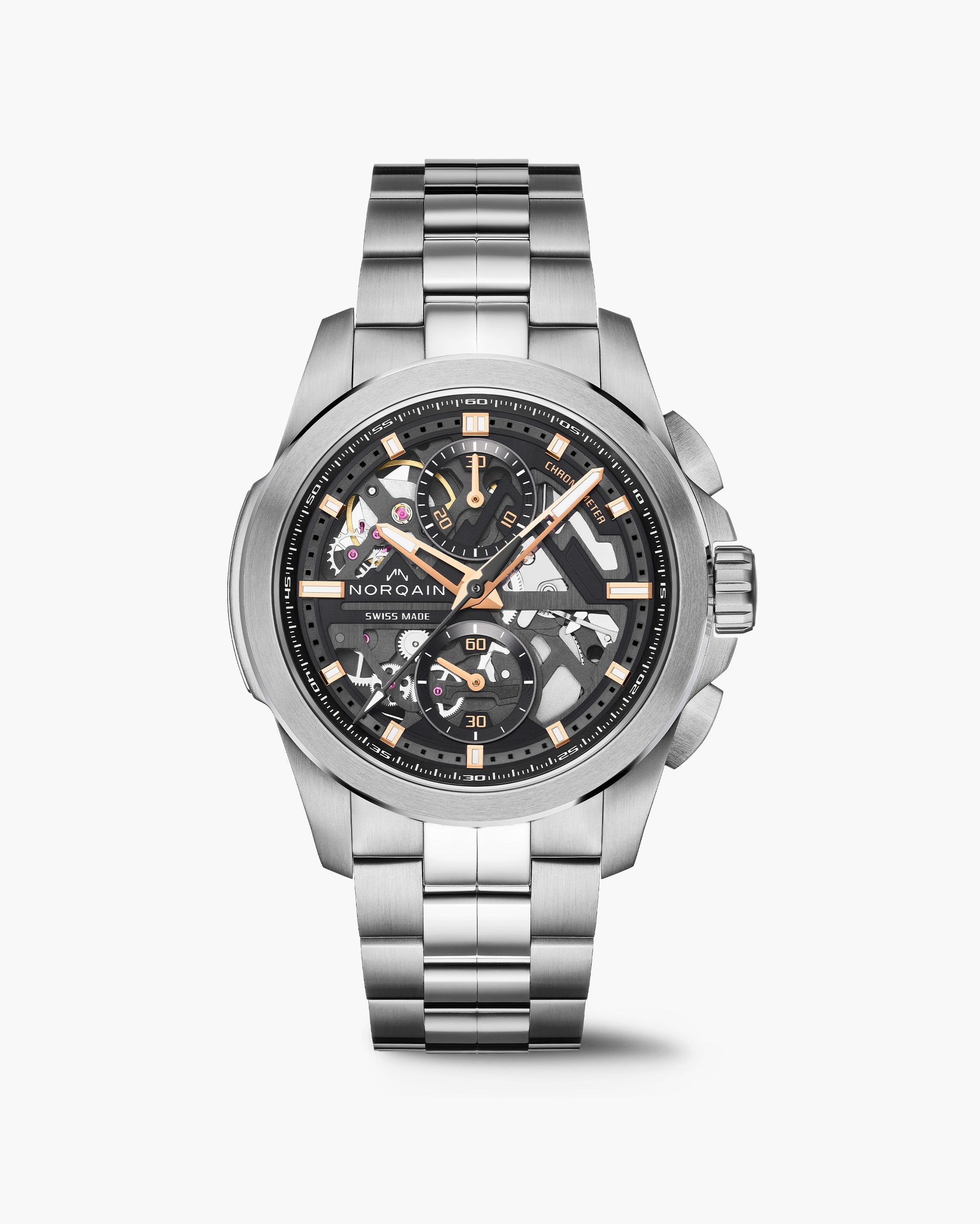 Independence Skeleton Chrono 42mm | NORQAIN Swiss Made Watches