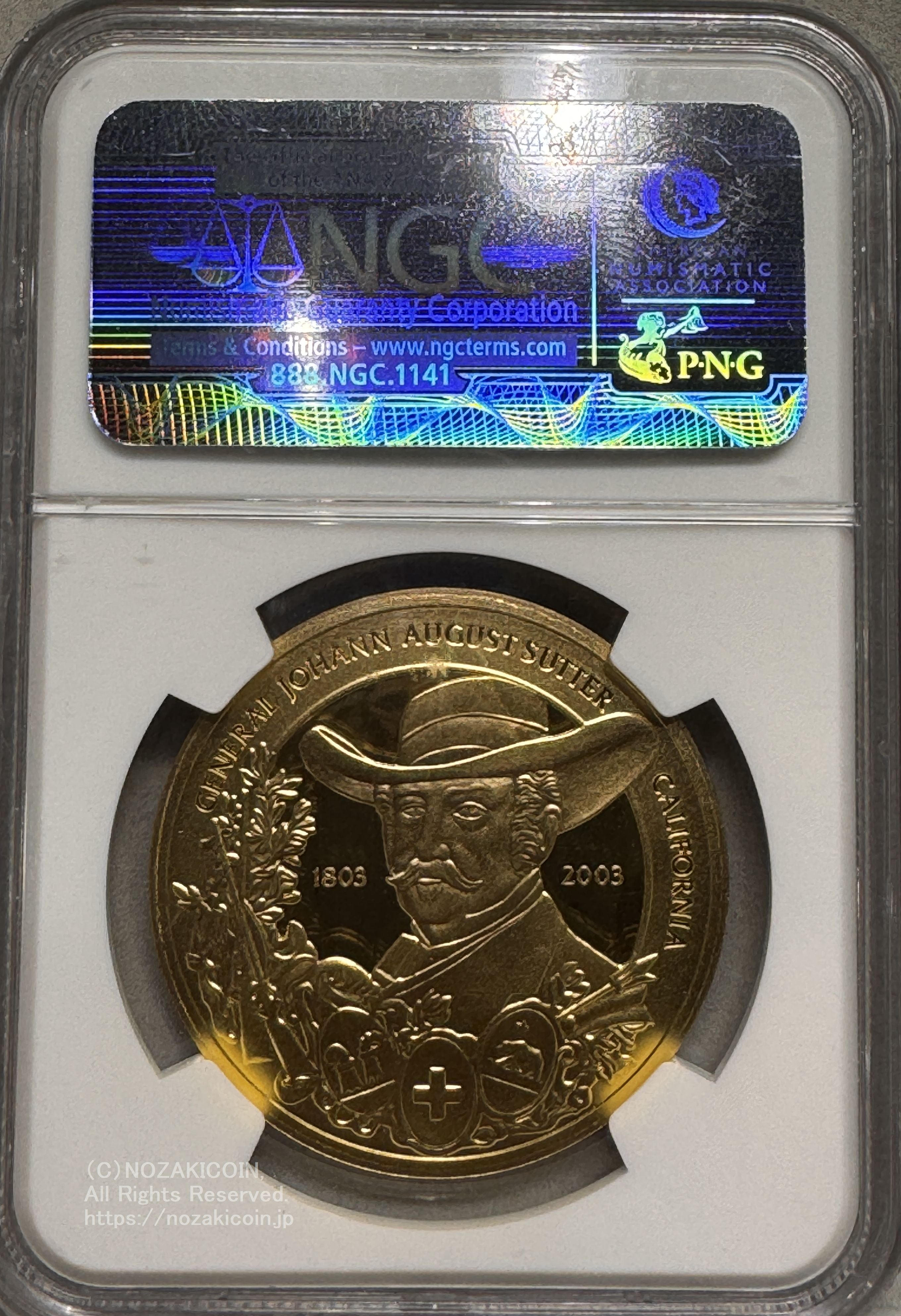 スイス 射撃祭 500フラン金貨 2003 Basel NGC PF69 ULTRA CAMEO – 野崎