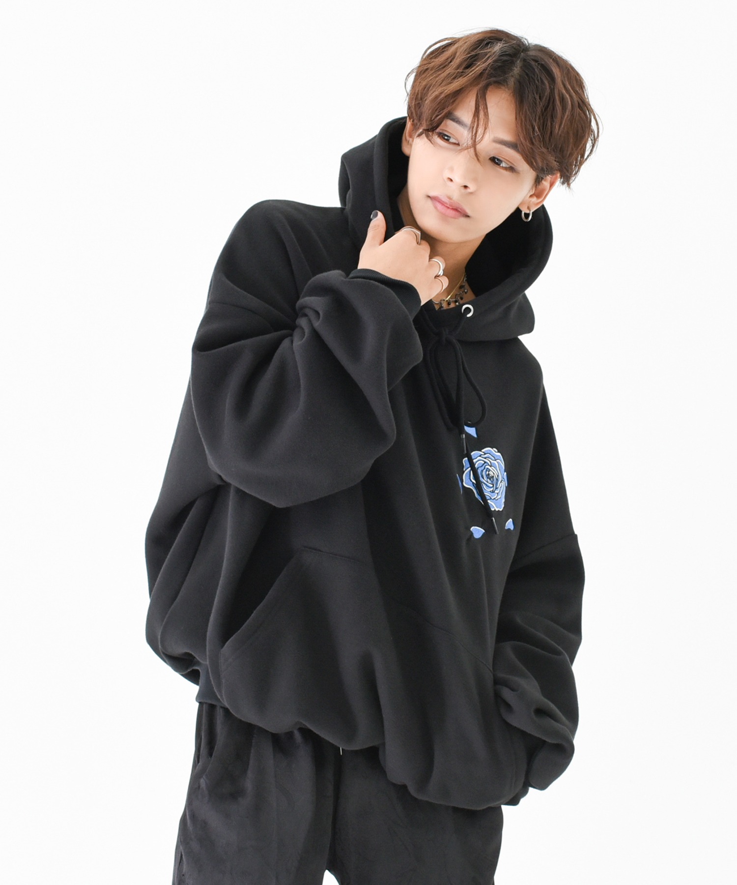 A'GEM/9 × RYUHARU SPECIAL COLLABORATION】HARUTO：ROSE HOODIE/はる