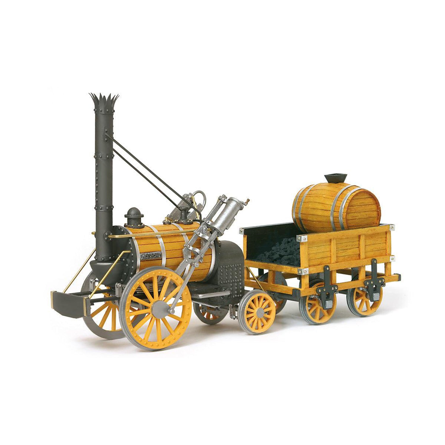 Rocket locomotive. OcCre railway model. Railroading.