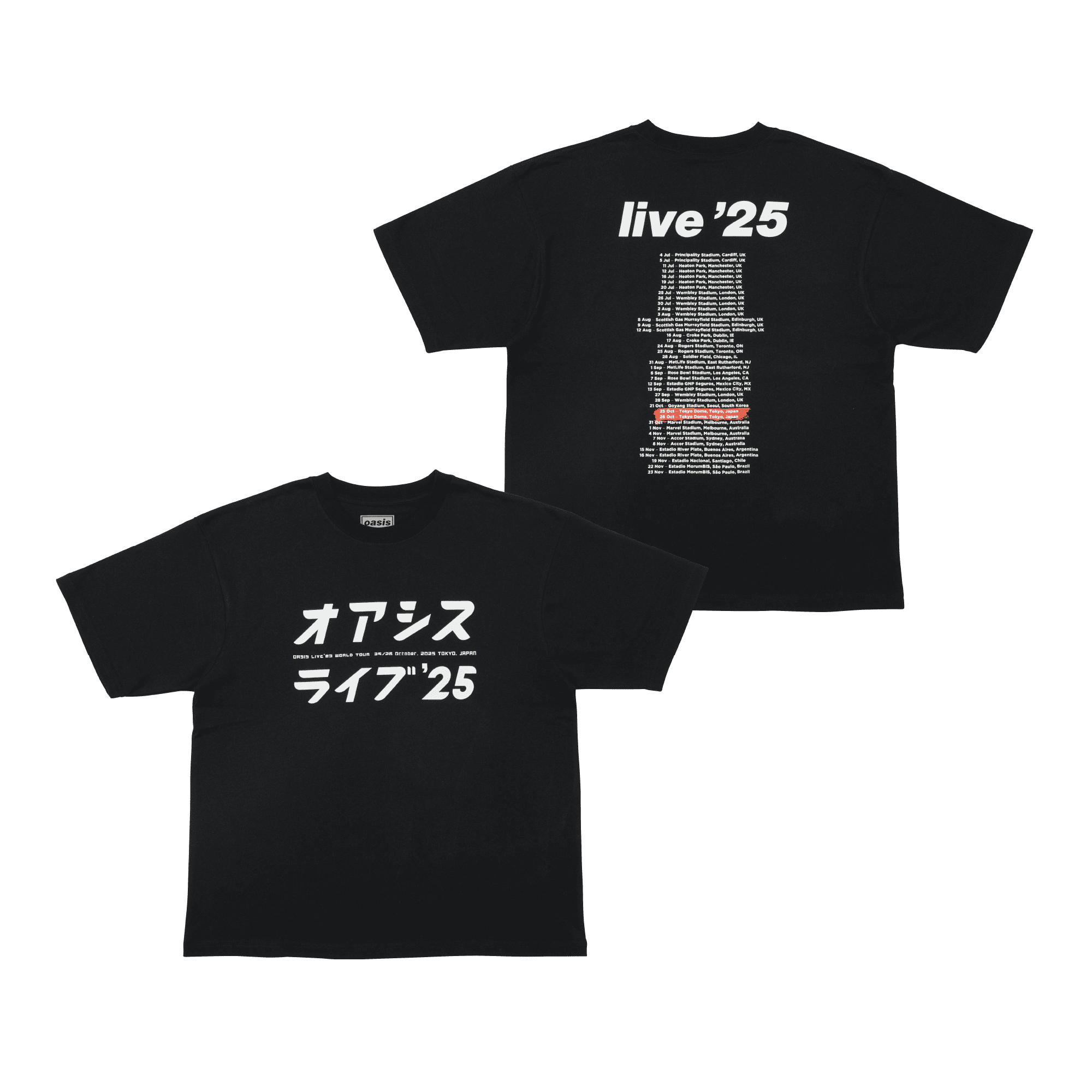 グッズ | Oasis Live '25 JAPAN