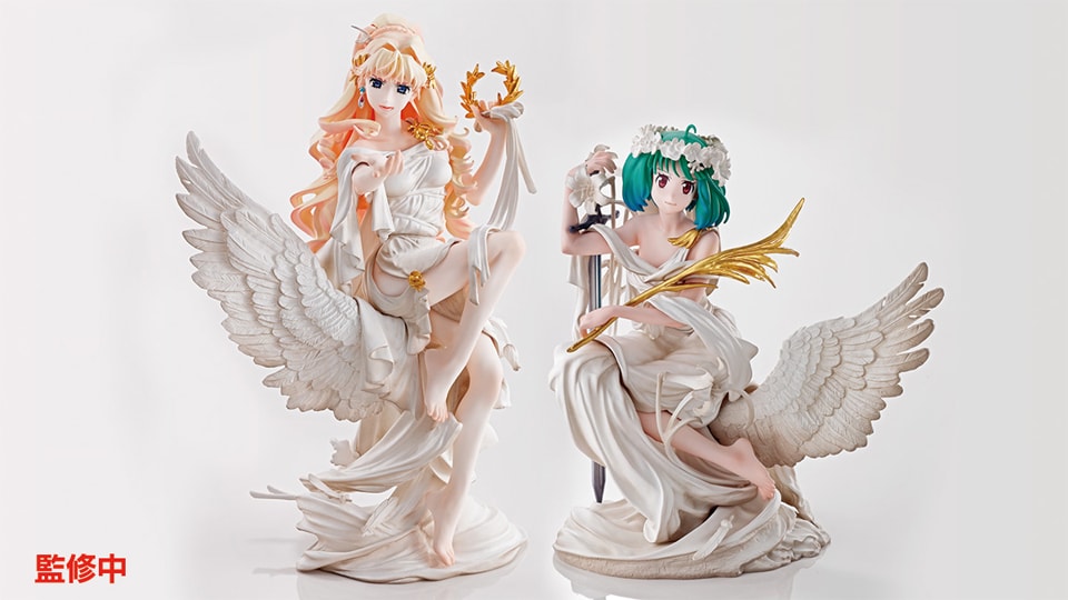 マクロスF」ランカ&シェリルが女神姿のフィギュアになって一番くじに