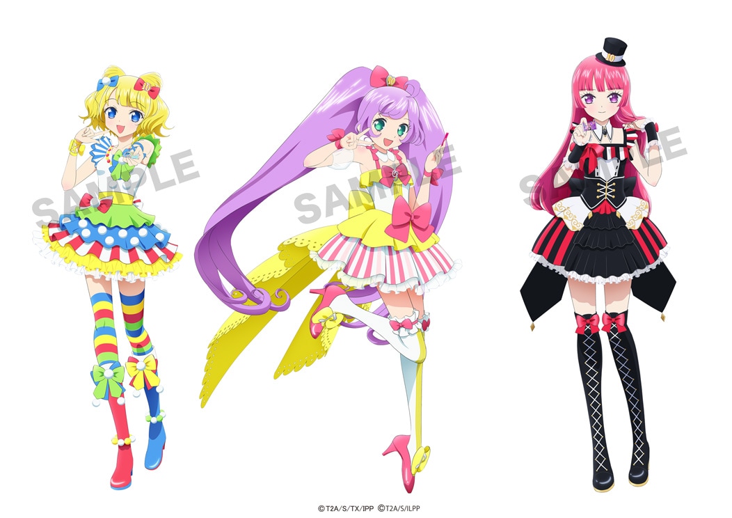 左から南みれぃ、真中らぁら、北条そふぃ。 [画像・動画ギャラリー 18