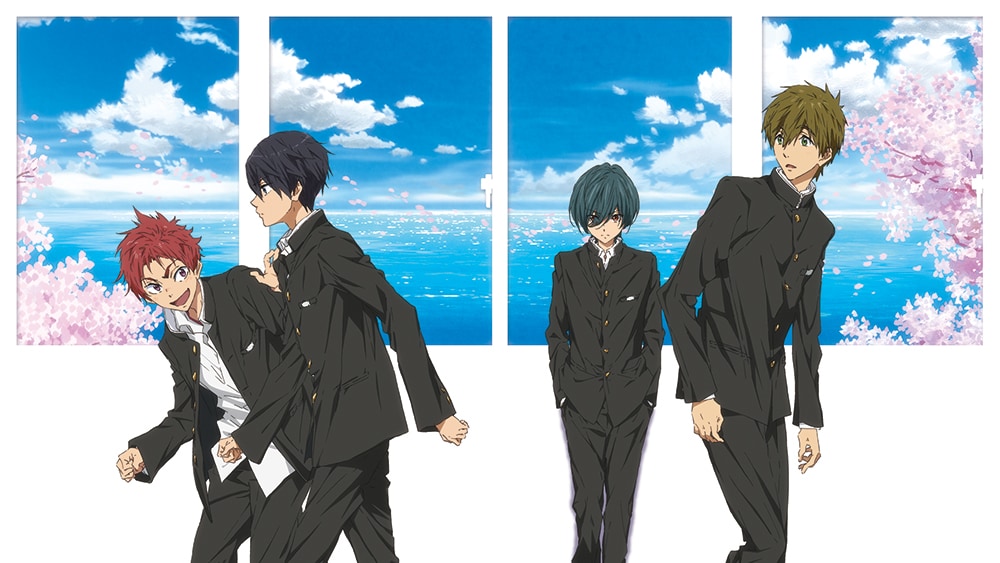 ハイ☆スピード！」中学生の遙ら描いたポスター、全6種の前売り特典
