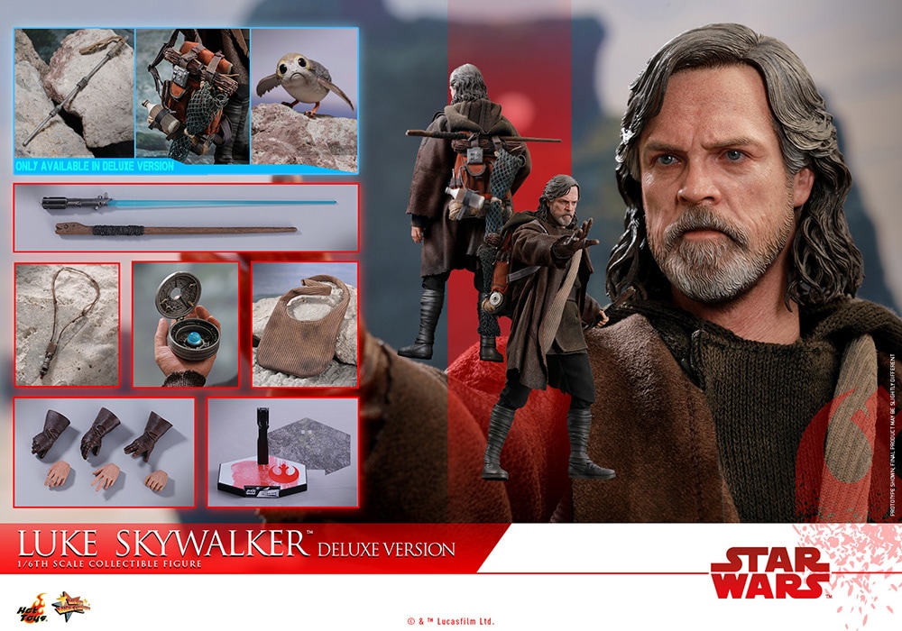 スター・ウォーズ」ルークの1/6フィギュア登場、ポーグが付属する限定