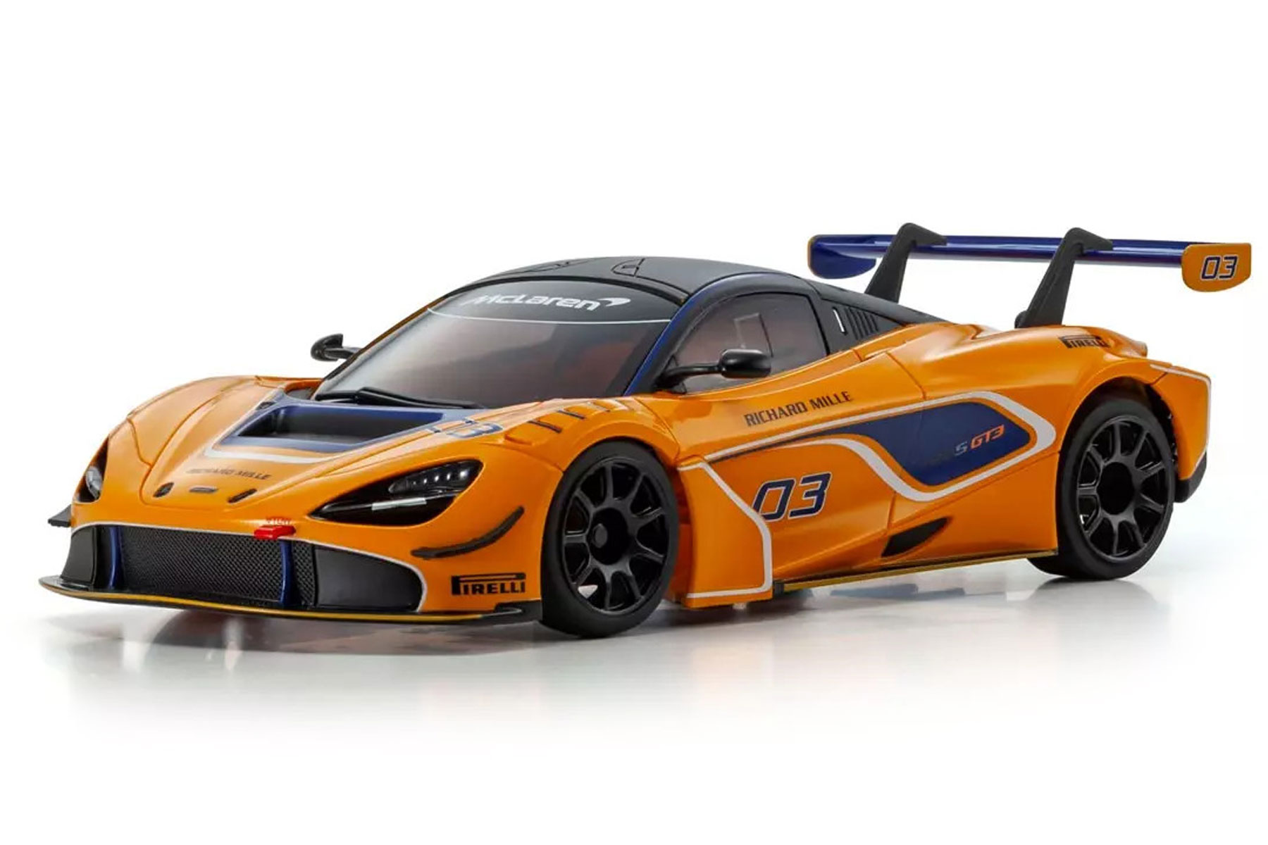 Kyosho Mini-Z Orange #03 McLaren 720S GT3 MR-04 1/27 Scale RWD Car