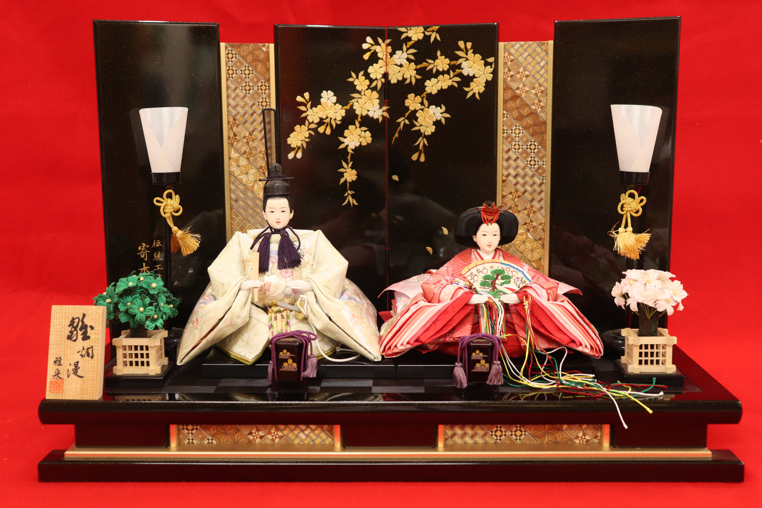 親王飾り雛人形セット(60cm×31cm×40cm) – 大野屋公式オンラインストア