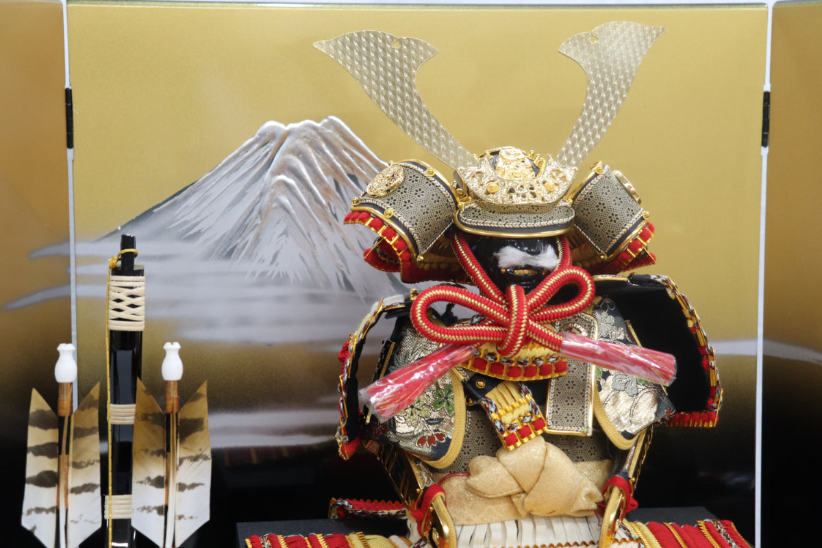 鎧平飾り五月人形セット (70cm×45cm×66cm)【送料無料】 – 節句人形の