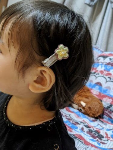 簡単！髪が少ない赤ちゃんでも安心なベビーヘアクリップの作り方
