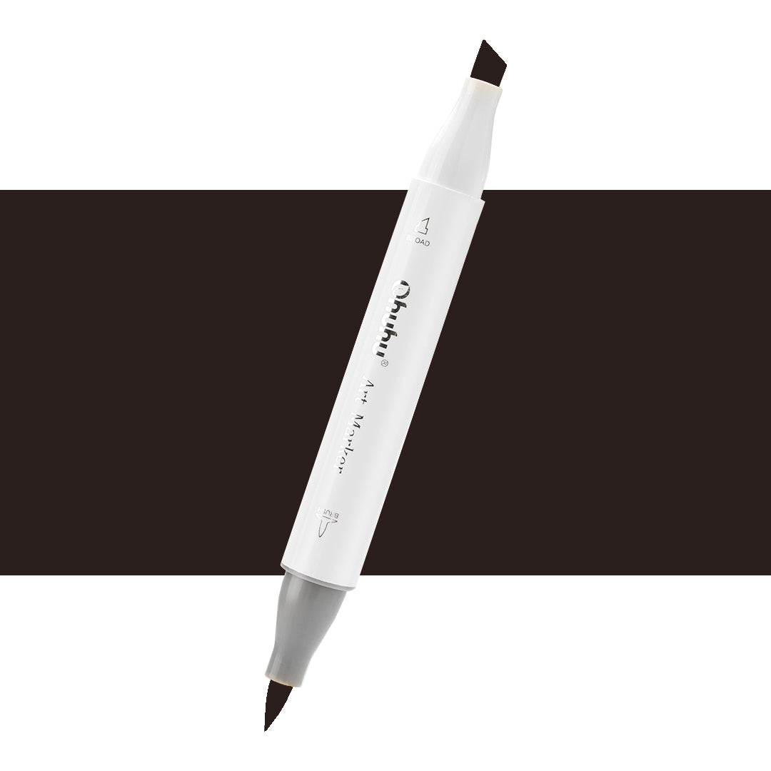Ohuhu Honolulu 120 Individual Marker, Brush & Chisel