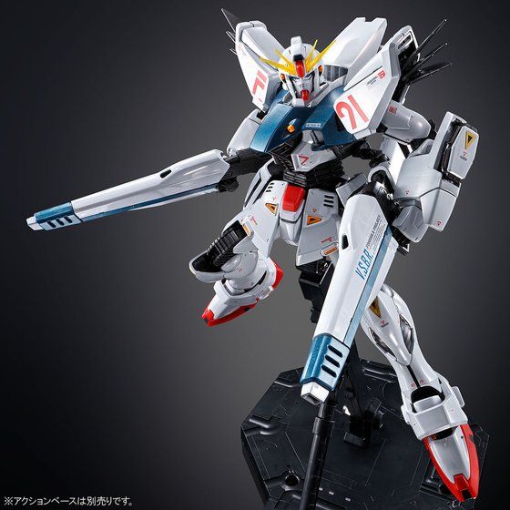 P-BANDAI: MG 1/100 Gundam F91 Ver. 2.0 Titanium Finish – Omocha Japan