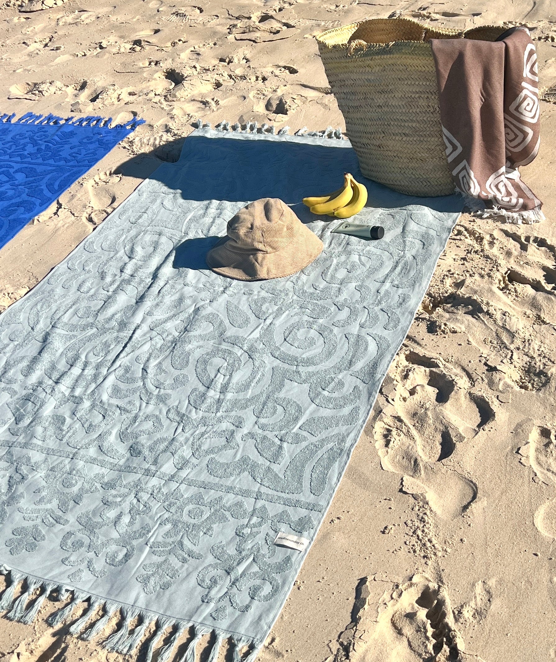 Sunday Terry towel - SEAFOAM – onefinesunday co