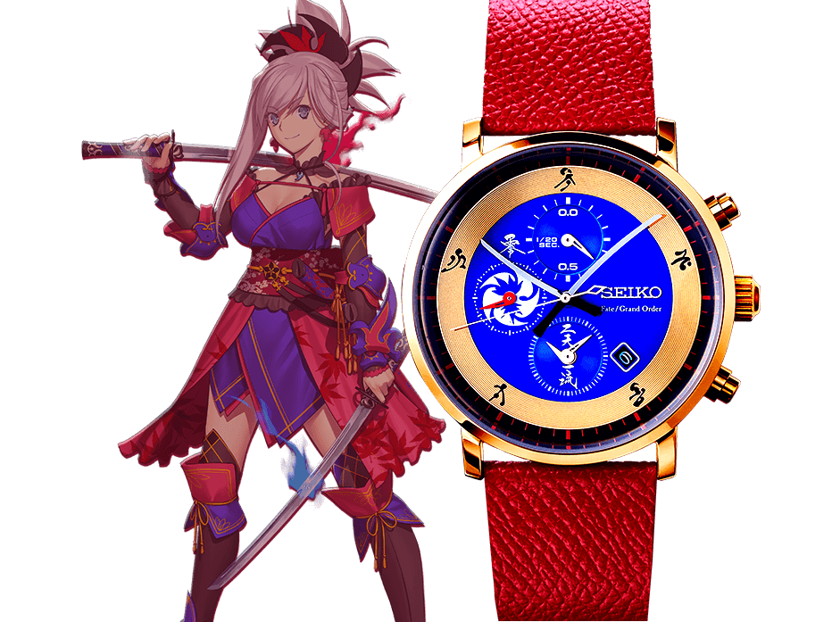 Seiko FGO オリジナルサーヴァントウォッチ＜セイバー/宮本武蔵 モデル＞
