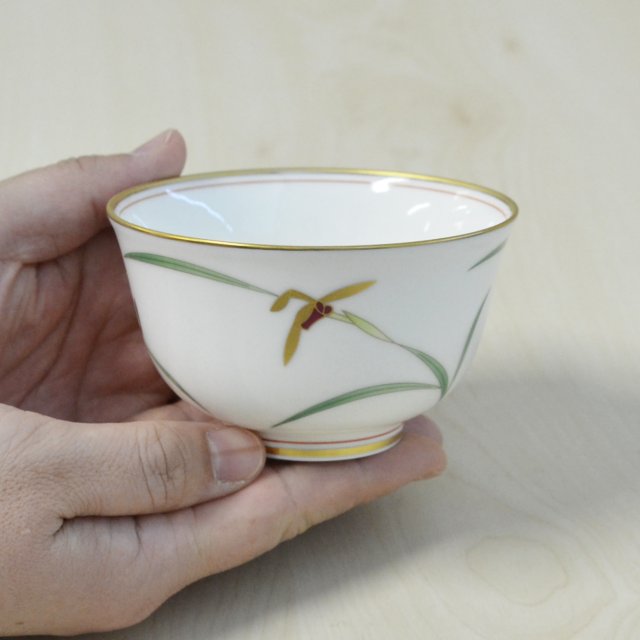 グリーン金蘭）湯のみ5客セット|有田焼の老舗-香蘭社オンラインショップ