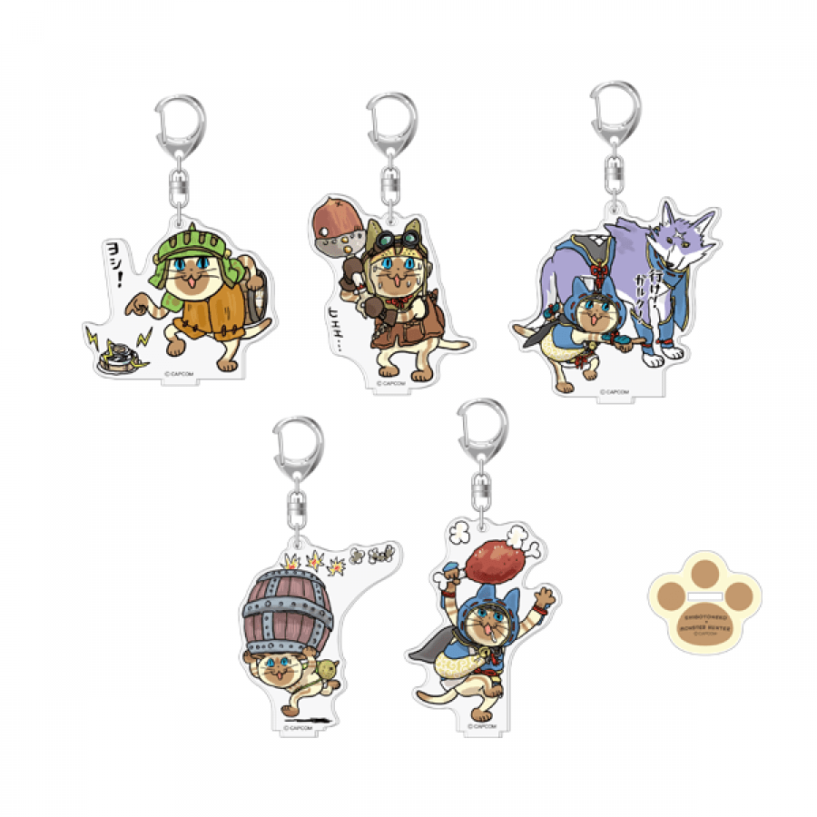 モンスターハンター × 仕事猫 トレーディングアクリルスタンド