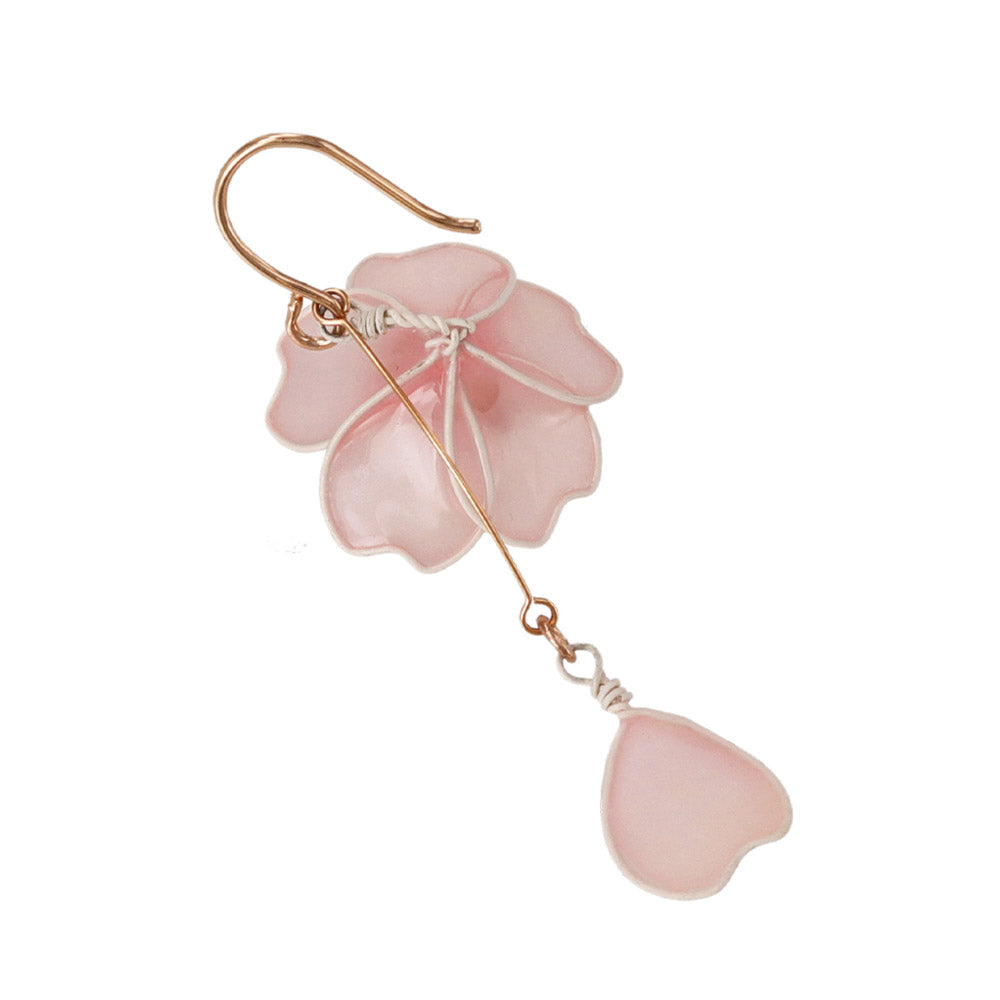 ピアス ニッケルフリー メタル 桜 花びら ワイヤーフラワー サージカル