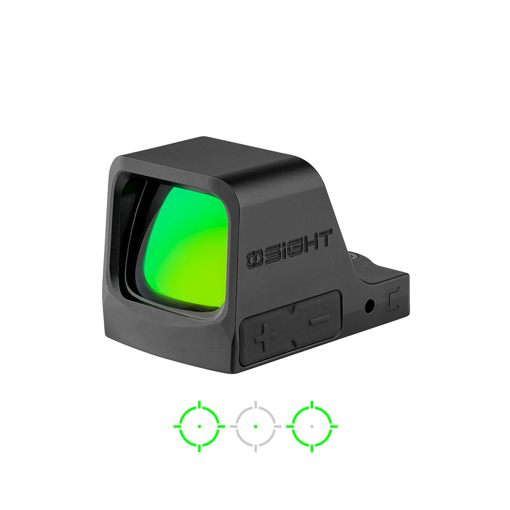 Osight C GN Green Dot Sight Multi Reticle Side Loading RMR 3MOA