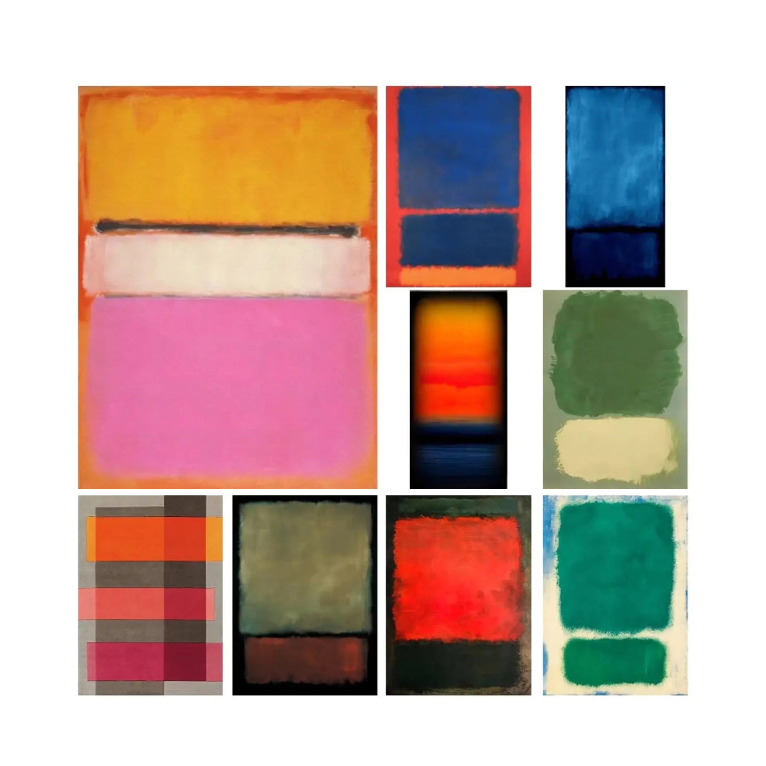Mark Rothko Blue Orange Geometry – OpenLab Graphics