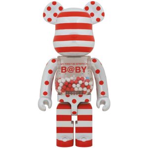 BE@RBRICK MY FIRST BE@RBRICK B@BY RED & SILVER CHROME Ver. 1000