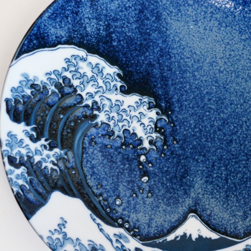 神奈川沖浪裏 大皿｜和食器通販｜織部 Online Store【公式】
