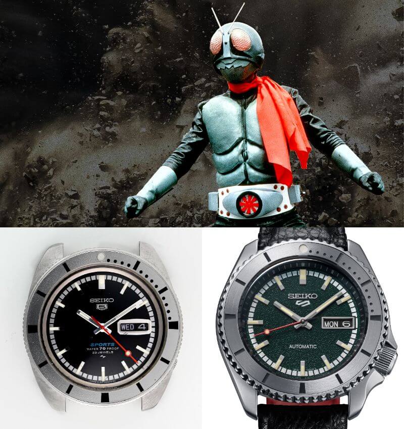 セイコー 5スポーツが55周年を記念して、仮面ライダーとのコラボモデル