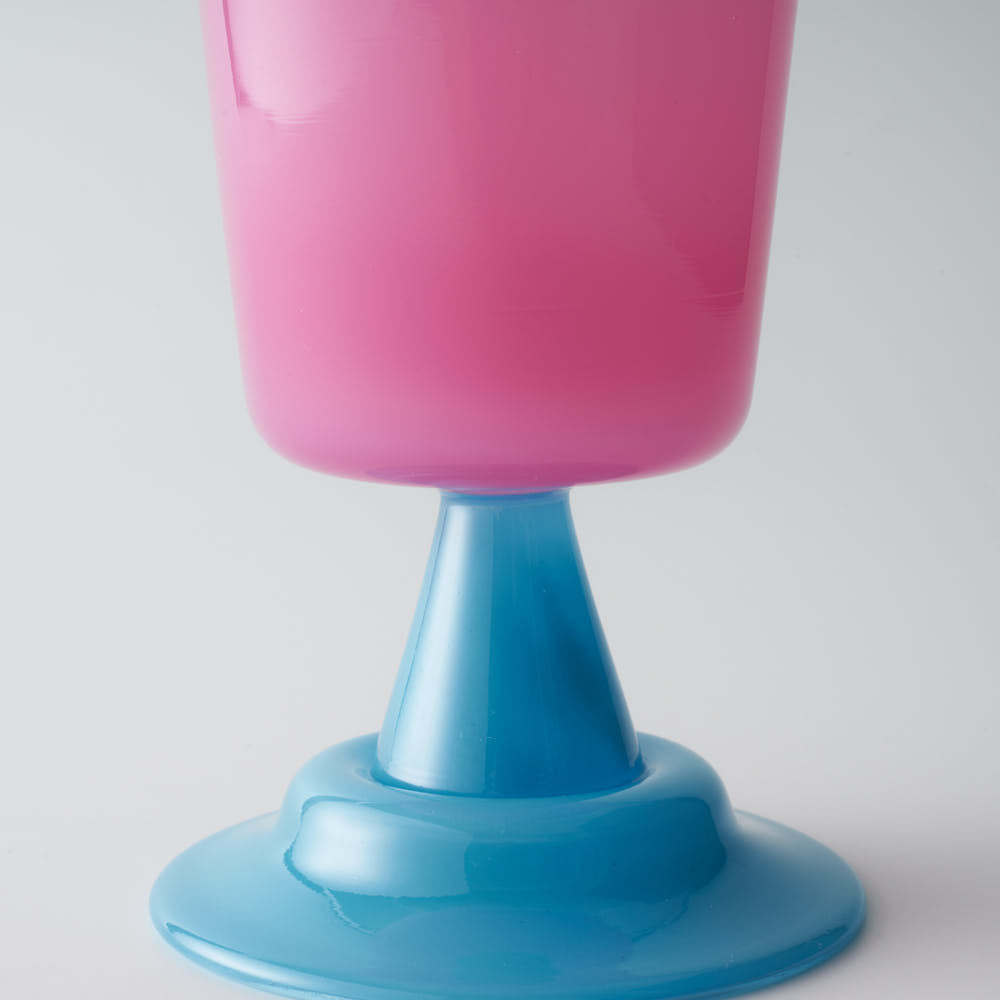 ガラス作家 北形槙子 poppin' parfait (PK×LBL) ¥17,600 大人の焼き物