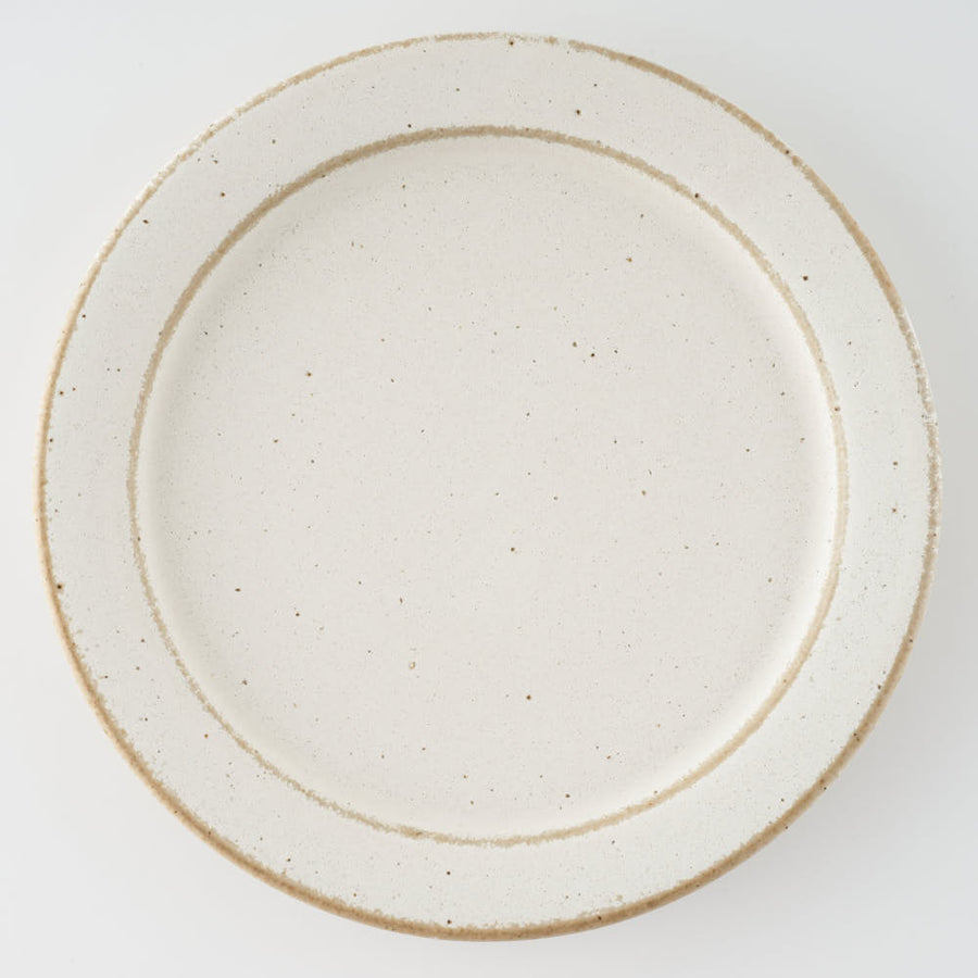 作家 長谷川哲也 洋皿18cm(白) ¥3,850 大人の焼き物