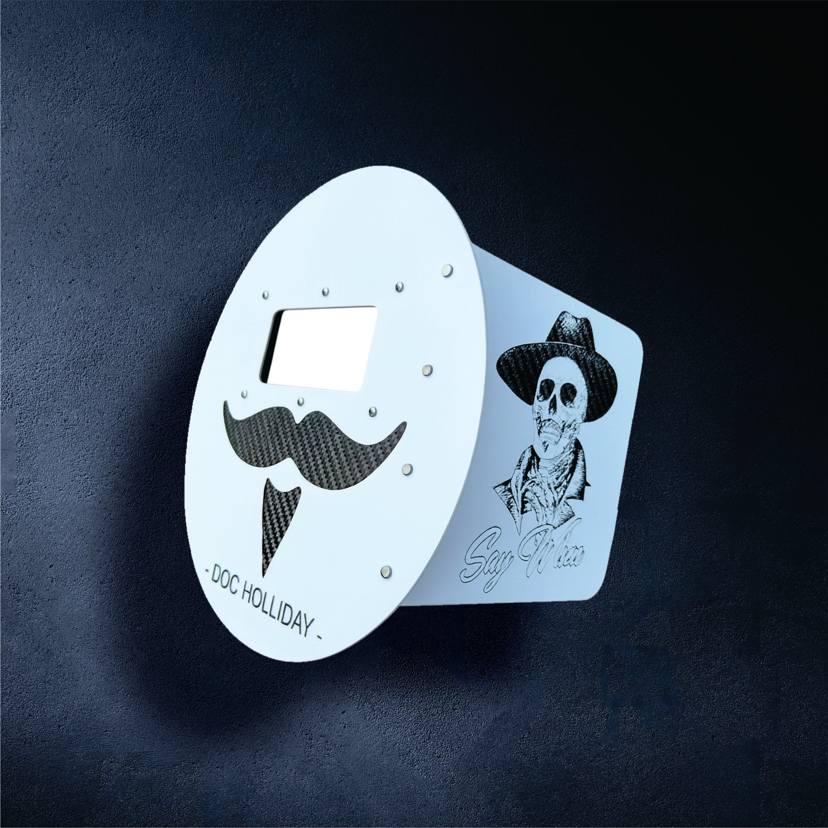 Outlaw Leather - Pancake Welding Hood - Mr. Doc Holliday